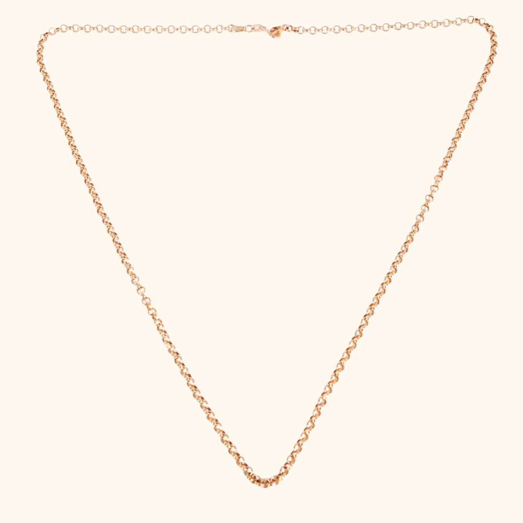 Collier en Or Élégant – Chaîne Fine à Mailles Délicates