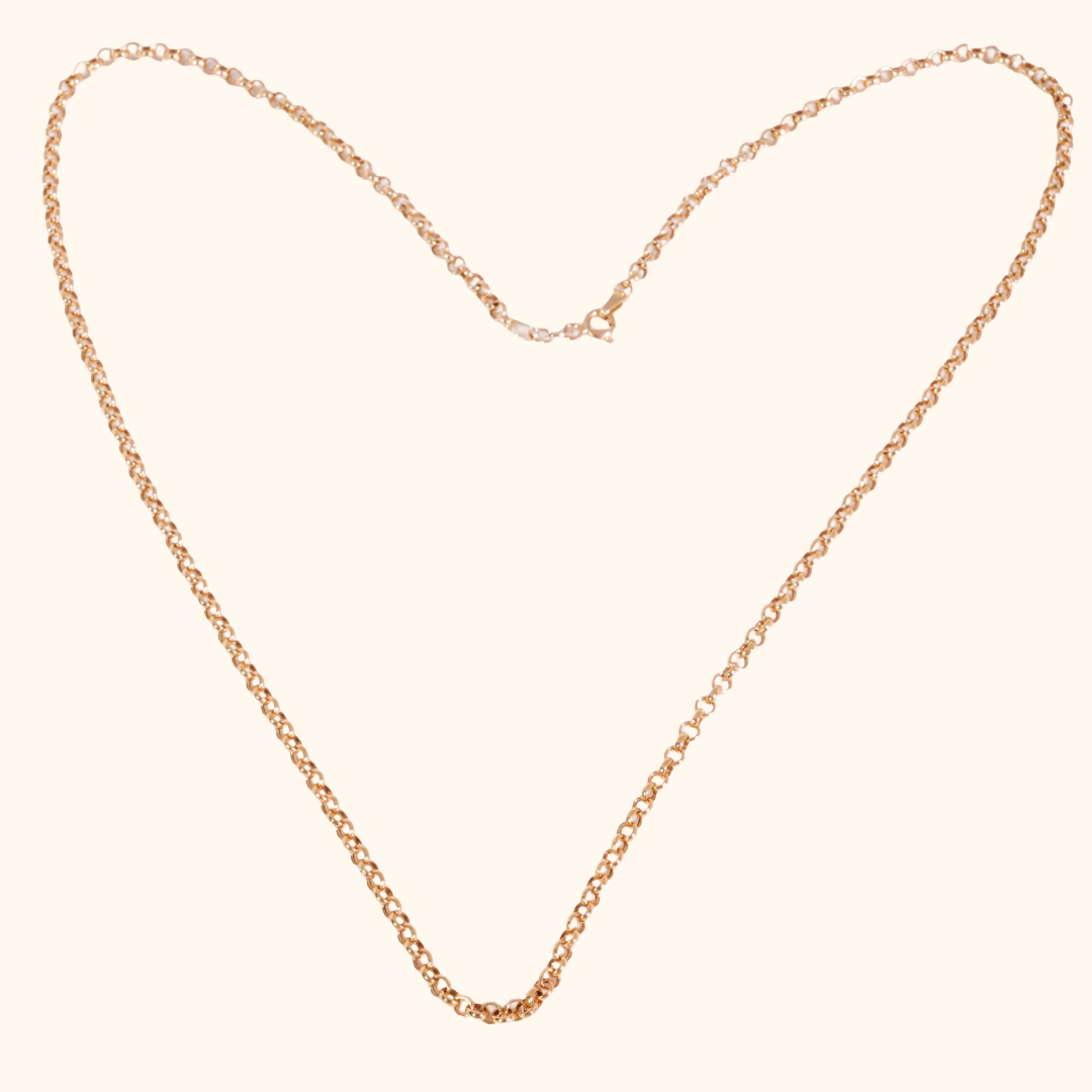 Collier en Or Élégant – Chaîne Fine à Mailles Délicates