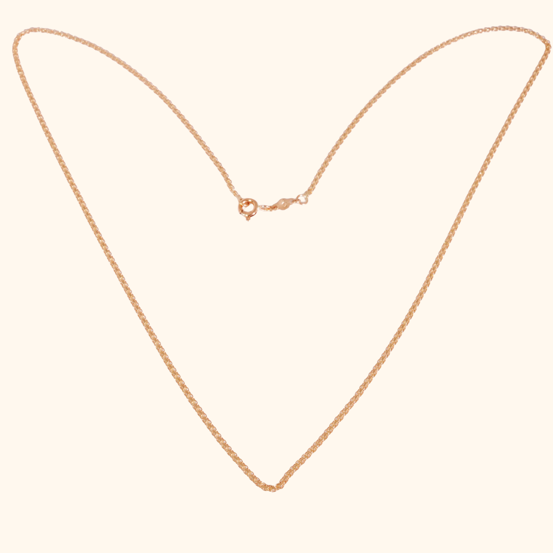 Collier Chaîne Fine en Or Jaune 18 Carats – Élégance Intemporelle