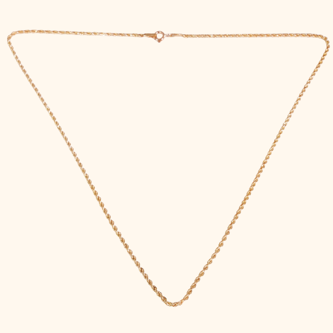 Collier Chaîne en Or Jaune 18 Carats – Élégance Fine & Intemporelle