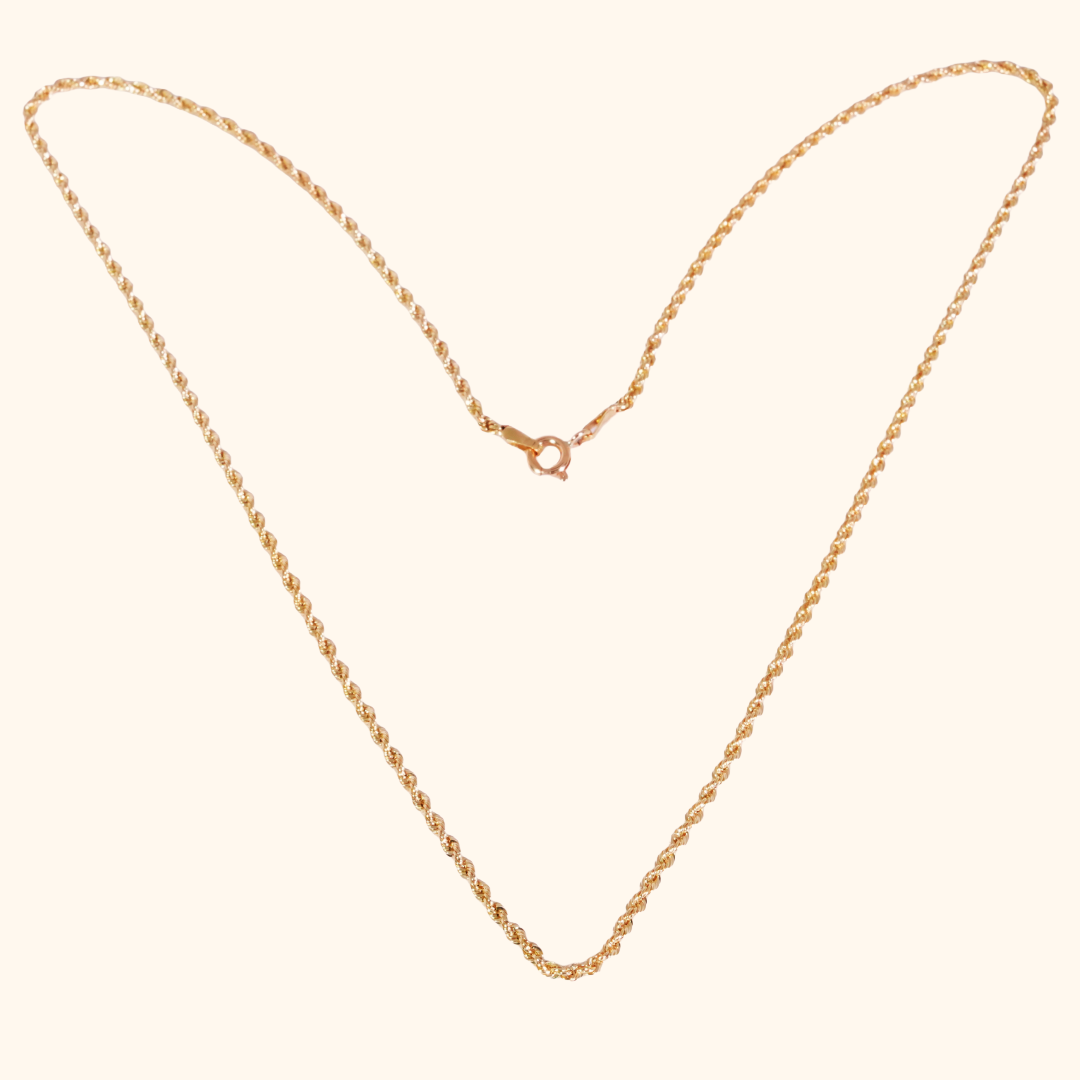 Collier Chaîne en Or Jaune 18 Carats – Élégance Fine & Intemporelle