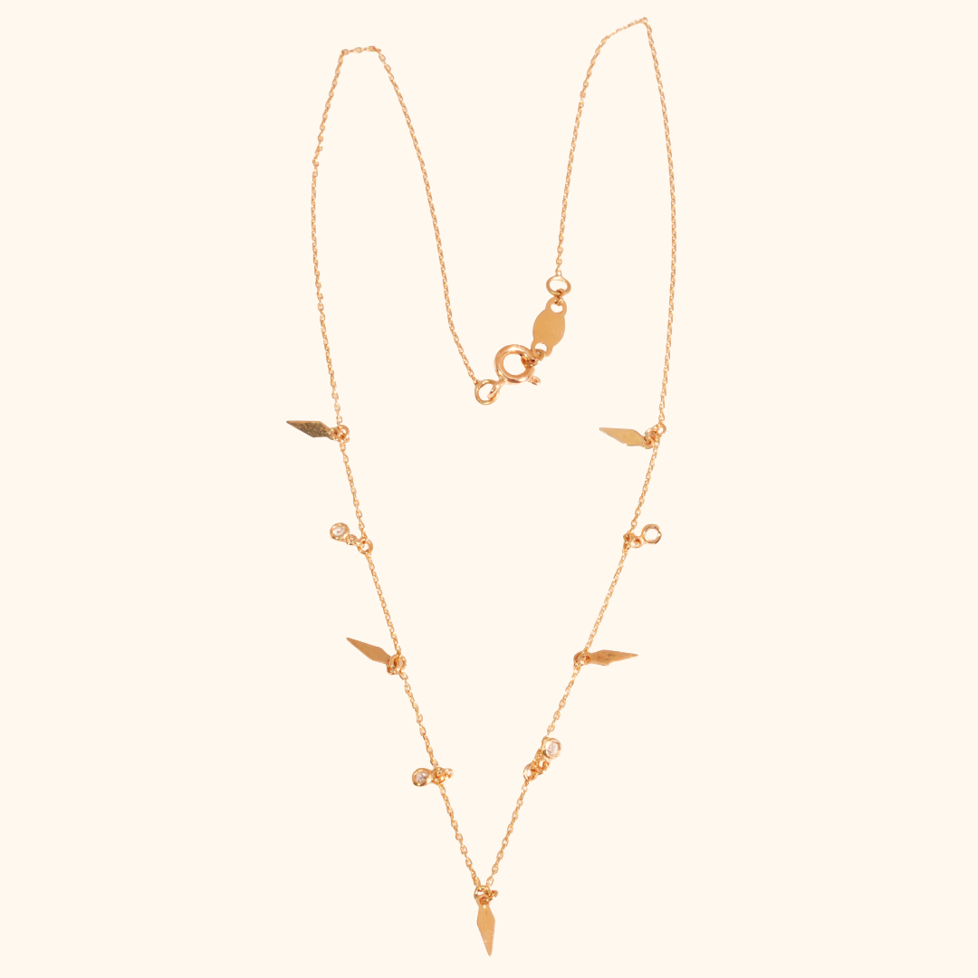 Chaîne Élégance Moderne en Or Jaune 18 Carats pour Femme
