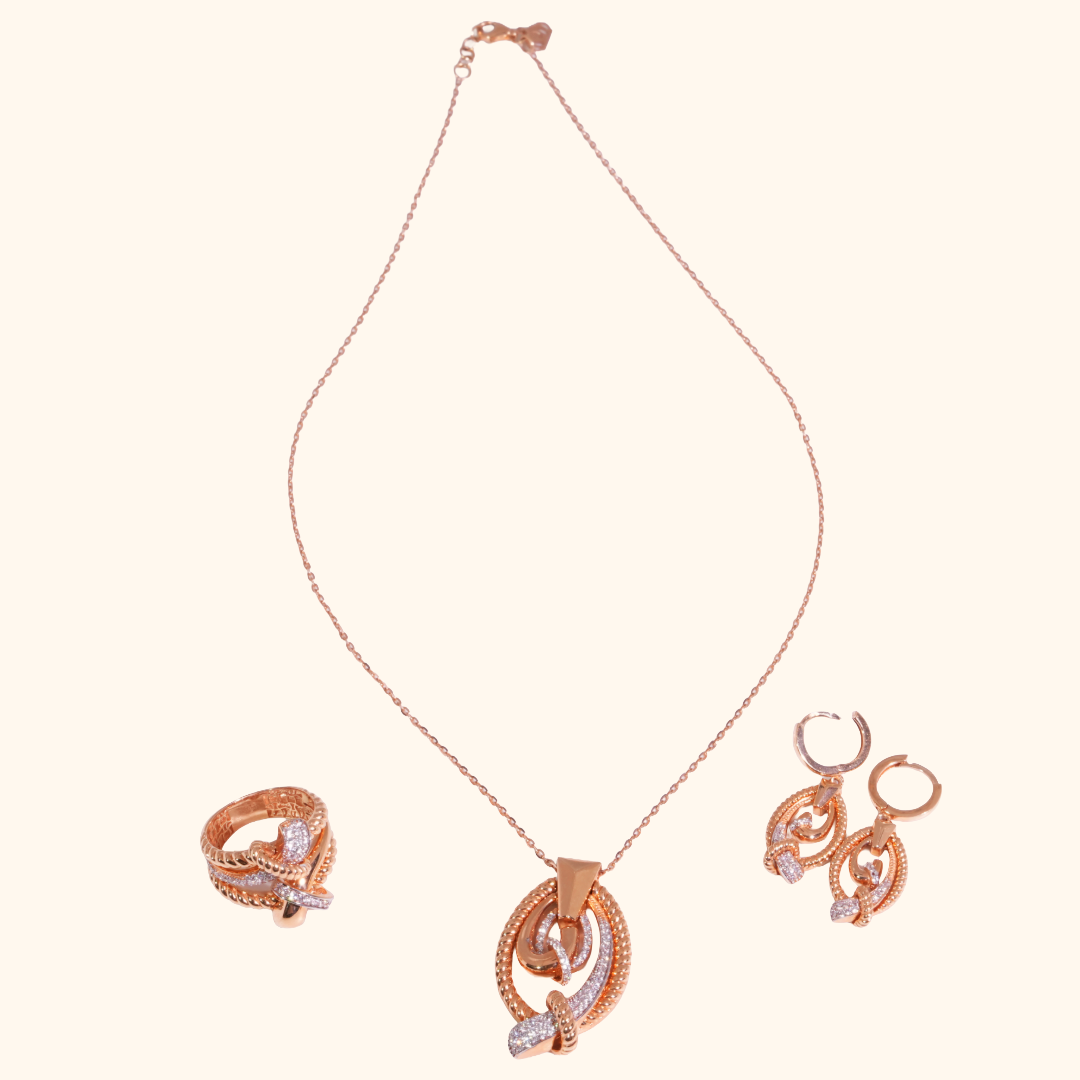 Ensemble Infinity Prestige en Or Rose 18 Carats
