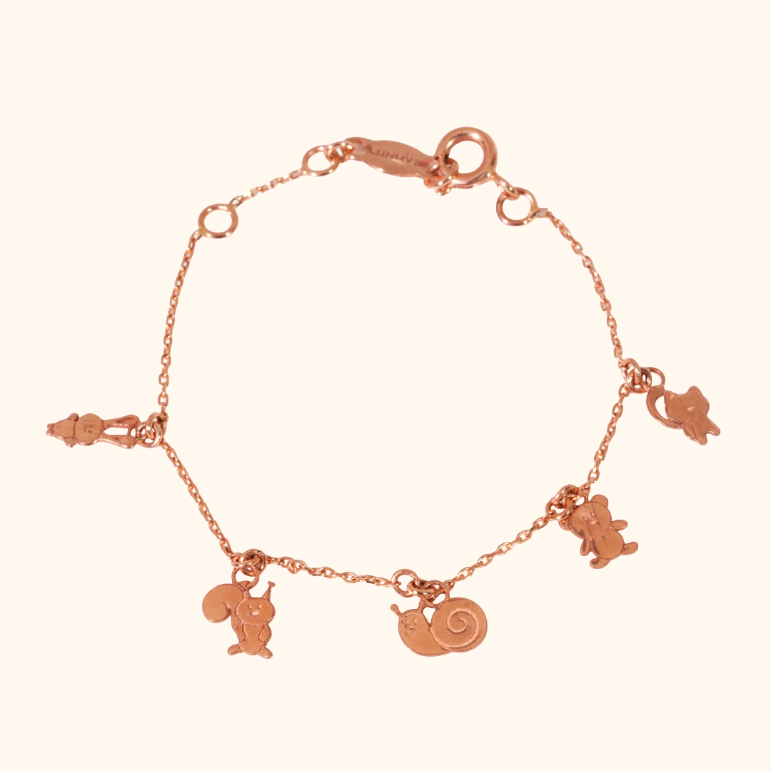 Gourmette Bébé en Or Rose – Bijou Naissance Élégant