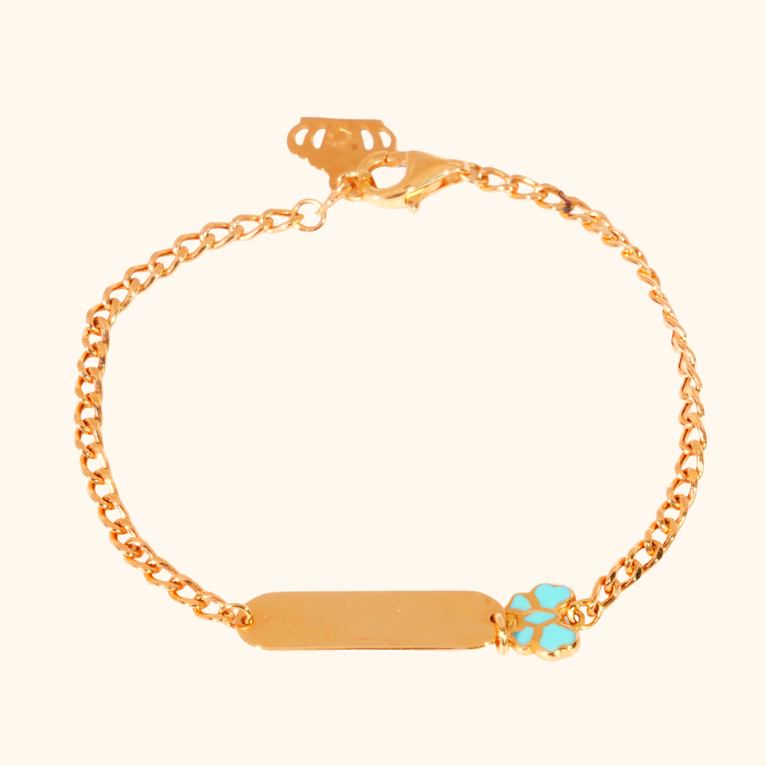 Bracelet Gourmette Bébé en Or Jaune 18 Carats – Meilleur Bijou de Naissance