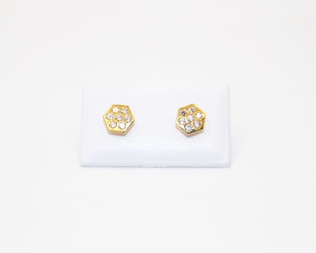 Petites boucles d'oreilles en or 18K pour bébés