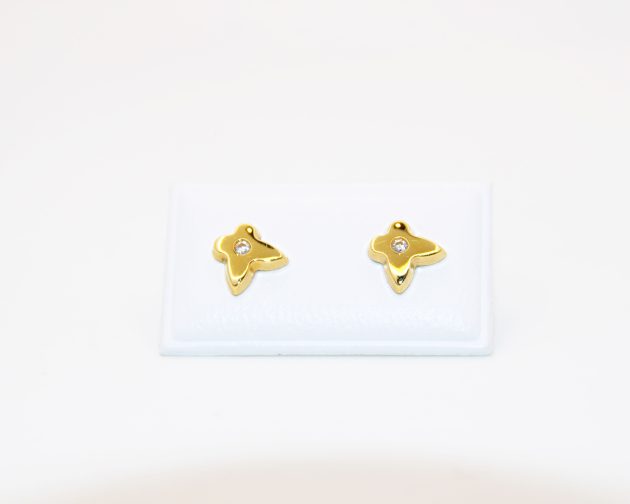 Petites boucles d'oreilles en or 18K pour bébés