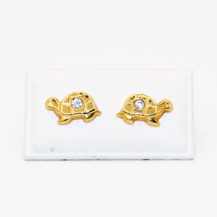 Petites boucles d'oreilles en or 18K pour bébés