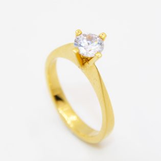 Bague de mariage en or 18K, design élégant et intemporel.